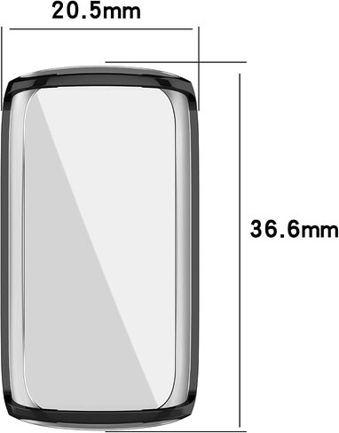 FitTurn 3 Packs Screen Protector Compatible with Fitbit Luxe Fitness and Wellness Tracker Ultra Slim Soft Full Cover Case Repalement Accessories -Soft, Convenient and Practical (Gold,RoseGold,Pink) in Saudi Arabia
