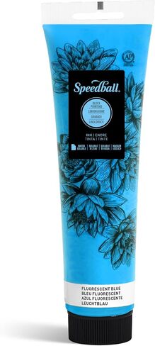 Speedball Water-Soluble Block Printing Ink, 5-Ounce Tube, Fluorescent Orange in Kuwait