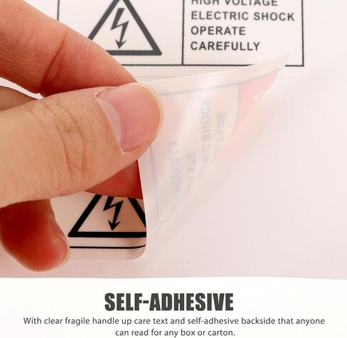 IMIKEYA 10Pcs Danger Warning Stickers High Voltage Warning Label Electrical Shock Hazard Vinyl Stickers for Machine Shop Factory Road in Saudi Arabia