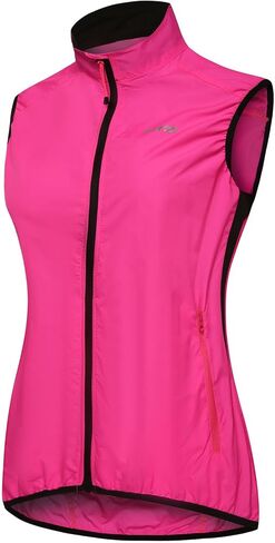 سترة ركوب الدراجات النسائية للجري بدون أكمام سترة عاكسة للضوء in Kuwait