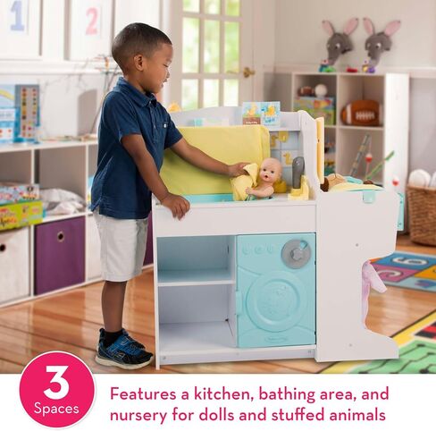 Melissa & Doug Mine to Love Baby Care Activity Center for Dolls - Kitchen, Nursery, Bathing-Changing - Pretend Play Baby Doll Accesories And Activity Center Play Set in Saudi Arabia