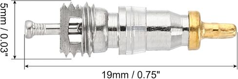 PATIKIL Air Conditioning Valve Core with Seal, 50 Pack Refrigeration Service Valve Stem Cores for HVAC AC System Accessories in Saudi Arabia