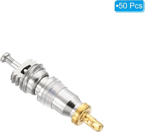PATIKIL Air Conditioning Valve Core with Seal, 50 Pack Refrigeration Service Valve Stem Cores for HVAC AC System Accessories in Saudi Arabia