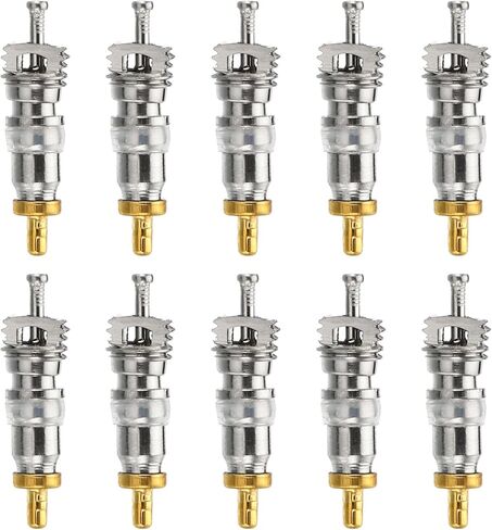 PATIKIL Air Conditioning Valve Core with Seal, 50 Pack Refrigeration Service Valve Stem Cores for HVAC AC System Accessories in Kuwait