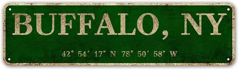 LINStore Atlanta, GA City Sign Rustic Vintage Metal Art Wall Decor Office/Home/Classroom 4" x 16" in Saudi Arabia