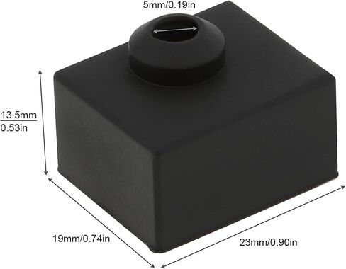 جورب سيليكون للسخان من Sprite، 5 قطع غطاء سيليكون من كتلة الحرارة مناسب للطابعة ثلاثية الأبعاد Ender 3 S1/Ender3 S1 Pro/CR10 Smart Pro in Saudi Arabia
