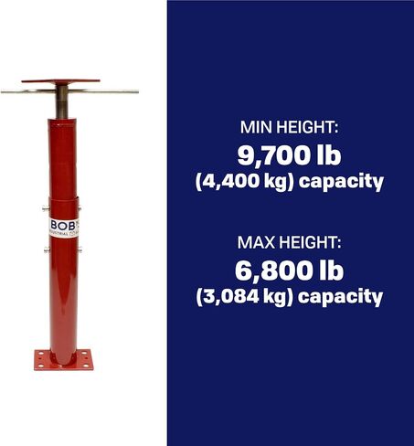 BISupply Basement Floor Jack 19" - 36" Adjustable Support Beam House Jack Post - Floor Lifting Joist Beam Brace for Cellar Ceiling 9700 lbs Max Capacity Screw Pole Jack - 5 Pack in Saudi Arabia
