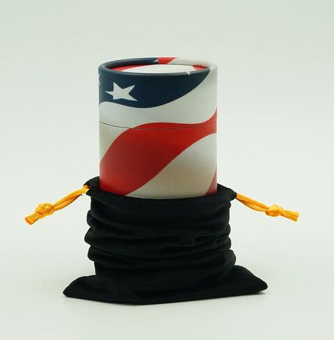 Casket Depot Patriot Adult Size Biodegradable and Environmentally Friendly urn, Scattering Urns for Human Ashes Patriot, Holds Up to 250 Cubic Inches. in Saudi Arabia