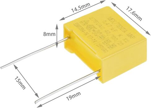 The Lord of the Tools 40 قطعة 0.47 فائق التوهج 275 فولت، مجموعة متنوعة من مكثفات السلامة، مجموعة متنوعة من مكثفات قمع التداخل، ملحقات لوصلة تصفية عوائق التيار المستمر in Kuwait