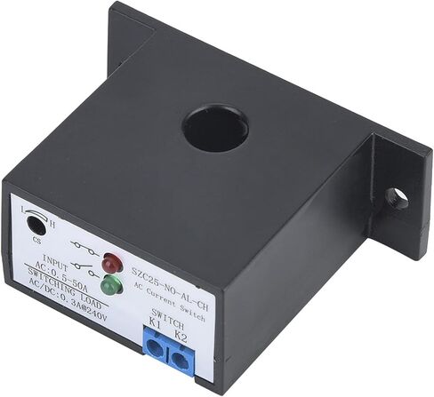 Current Switch, Self-Powered Current Sensing Switch SZC25-NO-AL-CH AC 0.5-50A Adjustable Normally Current Sensing for in Saudi Arabia