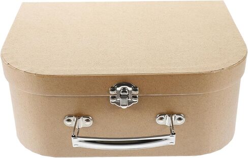 Suitcase Storage Boxes with Handle, Decorative Thickened Paper Box Small Packing Suitcase Wrapping Bag Party Favor in Saudi Arabia