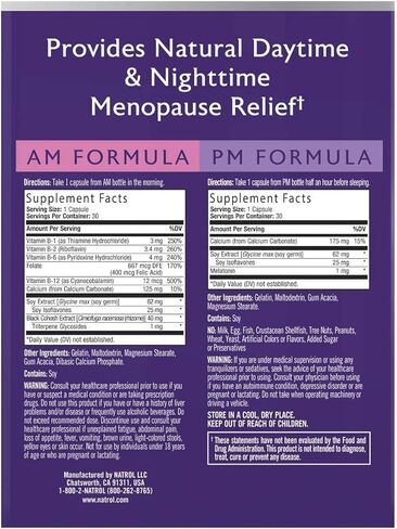 Natrol Women Menopause Bal 30am& in Kuwait