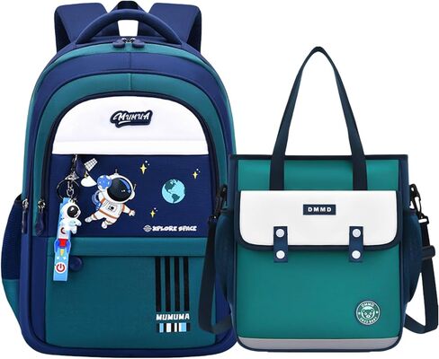 ZHANAO Astronaut Kids Backpack for Boys Waterproof Lightweight Space Schoolbag for School Elementary Bookbag for Children in Saudi Arabia