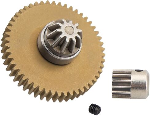مقياس 1:16 RC Car Spur Gear 16401Y مع ترس ترس 16392B، مناسب لـ MJX Hyper GO H16GT H16DR H16BM H16 H16P H16E 14210 16207 16208 16209 16210 16207 JC16EP H16PL، الترقية إلى مسحوق المعادن in Kuwait