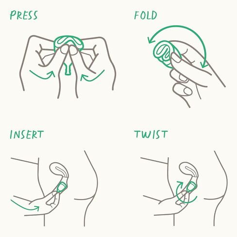 Oi | Organic Initiative - Menstrual Cup | Large - Adult, Wear for 12 hrs | Reusable, Leak Free (30ml) | Tampon and Pad Alternative in Kuwait