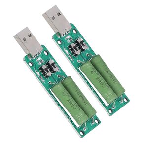 USB Load Tester Adjustable Resistor Electronic Test Module for Power Bank, Charger - 2Pcs