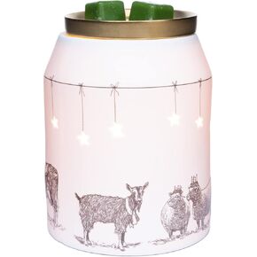 Scentsationals Holiday Collection - Scented Wax Warmer - Jolly Season Wax Cube Melter & Burner - Electric Winter Fragrance Home Air Freshener Gift (Holiday Farm)