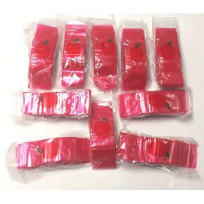 125125 (1.25"X1.25") Red Color Apple Brand Bags Mini ZipLock Baggies, Case of 1,000