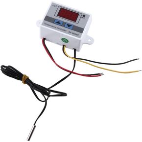 XH-W3001 Mini Thermostat Switch, 12V Digital Intelligent High Precision Temperature Controller Thermostat Reptile with Waterproof Sensor Probe