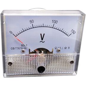 Analog Voltmeter Panel Pointer Volt Voltage Meter Gauge 85L1 AC 0-150V