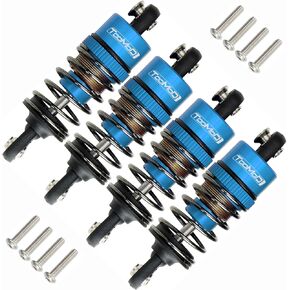 TOOMOD 1/10 50MM RC Oil filled Shock Absorbers kit for Tamiya TT-01 TT-02 M03 M04 M05 M06 TA05 1:10 On Road Car Upgrades Replace Parts (Blue)