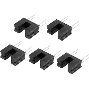 uxcell 5Pcs 13/64" DIP-4 Groove Type Optical Coupling Reflective Infrared Photoelectric Sensor