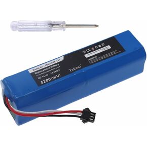 SUN-INTE-181 Battery Replacement for Roidmi Eve Plus, Proscenic M8 Pro, M7 Pro, M6 Pro, Lydsto S1 Pro, Xiaomi Viomi S9 5200mAh