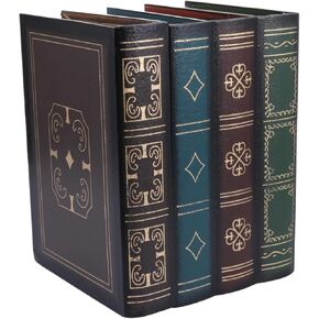 ABOOFAN 1pc Box Decoration Book Coffe Table Table Decor Book Prop Bookends Decorative Decor for Coffee Table Fake Book Shelf Supports Hidden Vintage Decor Prop Book Jewelry Book Box Wooden