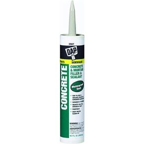 Dap 18096 10.1 oz. Concrete Waterproof Filler and Sealant, Gray (12 Pack)