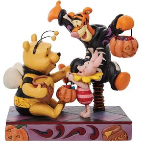Enesco Disney Traditions by Jim Shore Winnie The Pooh and Friends Halloween Figurine, 6.69 Inch, Multicolor