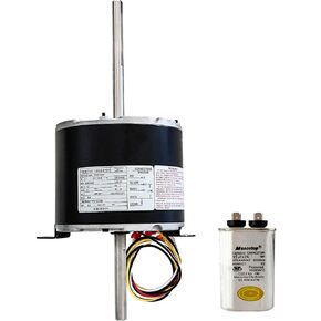 3314471.011 F48AE48A61 Fan Motor Compatible with Dometic Duo-Therm Penguin II 641815, 641816, 641835, 641915, 641916, 641935, Replace genteq F48AE48A61 Fan Motor, 1/4 HP, 115V, 1650RPM 3 Speed in Kuwait