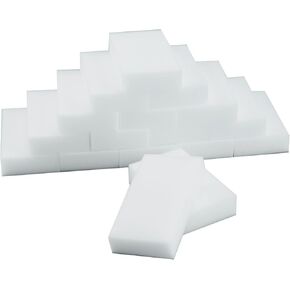 50 Pack Magic Sponge Eraser Premium Melamine Cleaning Sponges, Multi-Functional Household Foam Cleaning Pads Kitchen Dish Sponge for Furniture,Bathroom,Bathtub, Sink,Floor, Baseboard, Wall Cleaner