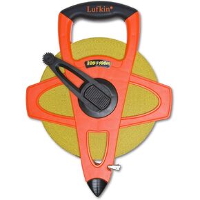 Crescent Lufkin 1/2" x 150' Hi-Viz® Orange Engineer's Fiberglass Tape Measure - FE150D