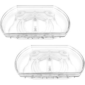 360° Rotating Lazy Susan Turntable Organizer - Multifunctional 11.8" x 8.7" Rectangular Organizer for Refrigerator, Cabinet, Pantry, and Kitchen Countertop （2 Pack）