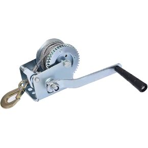 GXYWADY 600Lbs Heavy Duty Hand Winch Manual Crank Winch with 8M Wire Rope Ratchet ATV Boat Trailer Marine