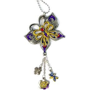 Ganz Car Charm Zinc Garden Butterfly Multicolor
