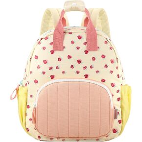 GAGAKU Toddler Backpack for Boys Girls - Kids Backpack Mini Backpack 2-6 years old Cartoon Breathable Comfortable Preschool Backpack for School Travel - Pink Strawberry