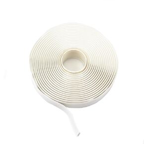 Amonk White Butyl Sealant Tape 16.4Ft/5M Highlight Putty Tape RV Roof Sealing Tape Waterproof Butyl Tape for Repair Window Glass Boat Sealing Roof Pipe Patching