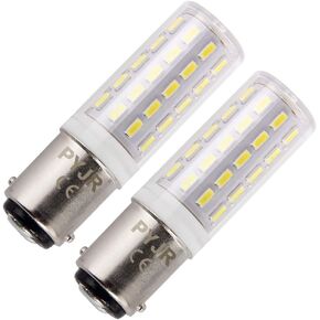 مصابيح LED بقاعدة إسفين PYJR T10 بجهد 12 فولت، تيار متردد/تيار مستمر 12 فولت، 2 وات 200 لومن، 3000 كلفن أبيض دافئ، لإضاءة مسار المناظر الطبيعية، ودرج سطح السفينة، والخطوة، وأضواء RV للسيارات. (عبوة من 5)