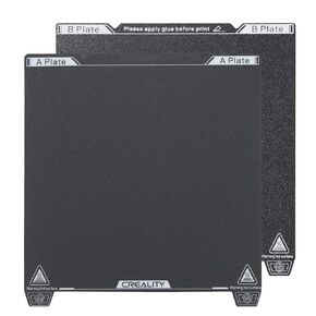 Official Creality K1 PEI Build Plate Kit Double Sided Coated PEI/Textured Sticker PEI Sheet 235mmx235mm for Ender 3/3 Pro/3 V2/Ender 3 S1/Ender 3 S1 Pro/Ender 3 Neo/3 V2 Neo/Voxelab Aquila 3D Printer