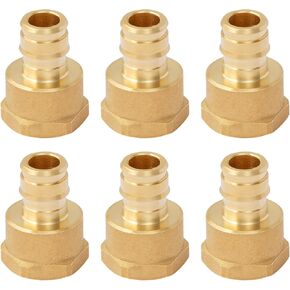 SUNGATOR 2-Pack PEX A Expasnion 3/4"x 3/4" Male NPT Elbow Threaded Adapter Brass Fitting, No Lead Brass, ASTM F1960 ONLY For Pex-A Tubing