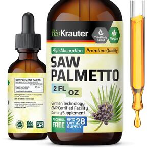 Saw Palmetto Extract Tincture - Saw Palmetto Supplement - Saw Palmetto for Men and Women - Alcohol & Sugar Free - Vegan Drops 4 Fl.Oz.
