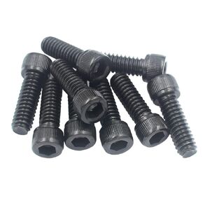 DGOL 40 pcs 1/4-20 x 3/4 inch Black Socket Head Screws Bolt, Grade 12.9 Super Hard Carbon Steel Material, Fully Thread, Allen Socket Drive