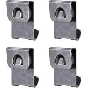 uxcell Photo Frames Hanger Hooks, 0.3mm Thick S-shaped Metal Wall Mount Album Picture Hanging Clips, 150 Pcs