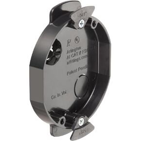 ARLINGTON FSC405R Sconce Box, Diameter: 4", Non-Metallic