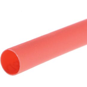 uxcell Heat Shrink Tubing, 3/16"(5mm) Dia 8.55mm Flat Width 2:1 Ratio Shrinkable Tube Cable Sleeve 10ft - Red