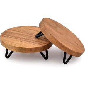 Riser Display Risers for Party Platter Dessert Stands Apply to Party,Dining Bar,Living room or Garden Set of 2 ( 4" x 4" x 1.5")