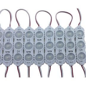 REXTiN Super bright 200pcs New Model 2835 3 LED Module 120-150LM Per module Waterproof Decorative Light for Letter Sign Advertising Signs with Tape Adhesive Backside (White)