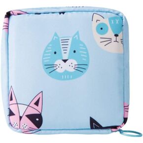 Sanitary Napkin Storage Bag, Portable Menstrual Pad Bag Tampons Collect Bags, Zipper Nursing Pad Holder Tampon Bag Sanitary Organizer for Women Girls