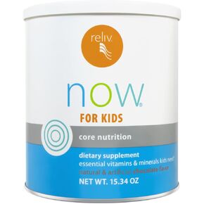 RELIV – Now for Kids – Nutritional Shake That Gives Kids Lasting Energy. Includes Essential Vitamins and Minerals with a Blend of Carbohydrates and Protein. 15 Servings – Chocolate